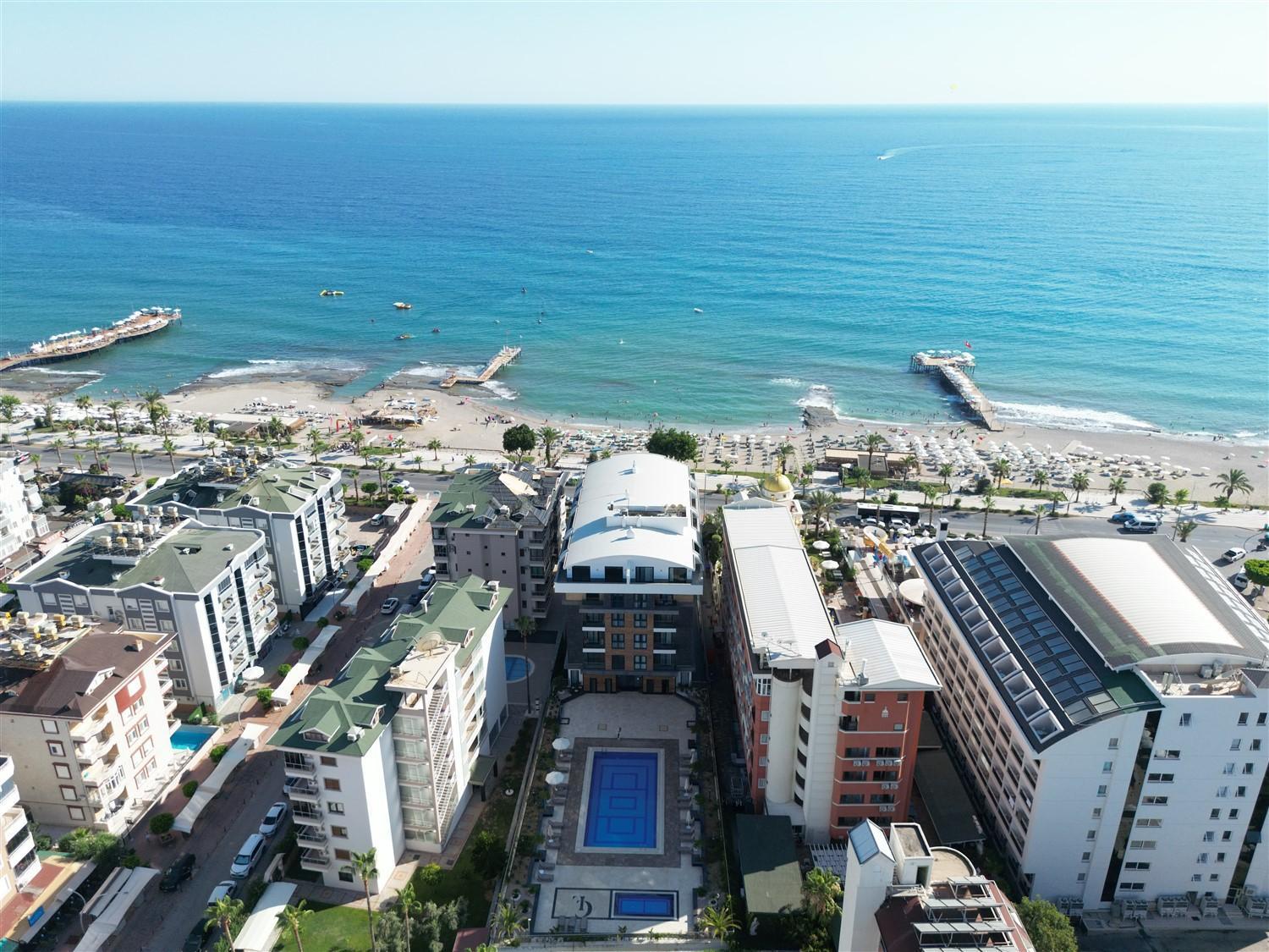 0027 Serenity Royal Luxury 1-bedroom In Seafront Premium Complex In Oba, Apartament
