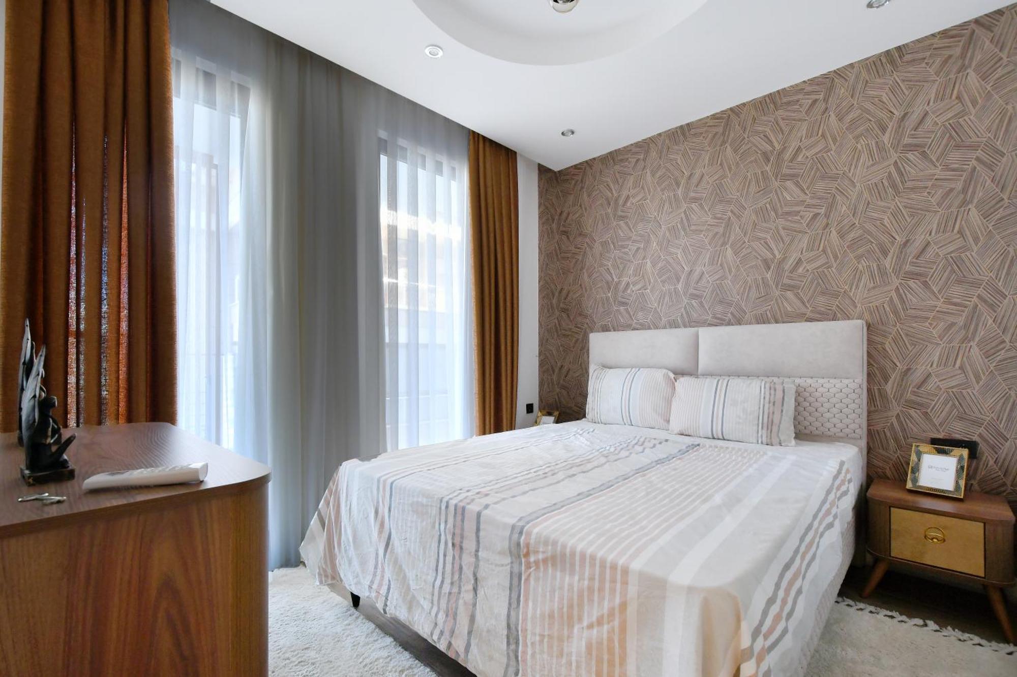 0027 Serenity Royal Luxury 1-bedroom In Seafront Premium Complex In Oba, Apartament Alanya